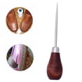 thumbnail image 4 of Inteprter Awl Awl Zapatos Reparación Punzón Costura Herramienta de Costura Artesanal de Cuero Portátil Suministros de marroquinería No.02, 4 of 6