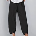 thumbnail image 4 of Noveno pantalón casual, Noveno pantalón para mujer Noveno pantalón suelto Noveno pantalón suelto Diseñado con precisión, 4 of 6