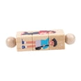 thumbnail image 3 of LeeQinersw Wooden Twist Toy Brain Teaser Educational Boys Girls Play Wood Rotating Game People, 3 of 9