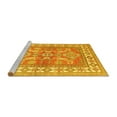 thumbnail image 2 of Ahgly Company Machine Washable Indoor Rectangle Geometric Yellow Traditional Area Rugs, 5' x 7', 2 of 4