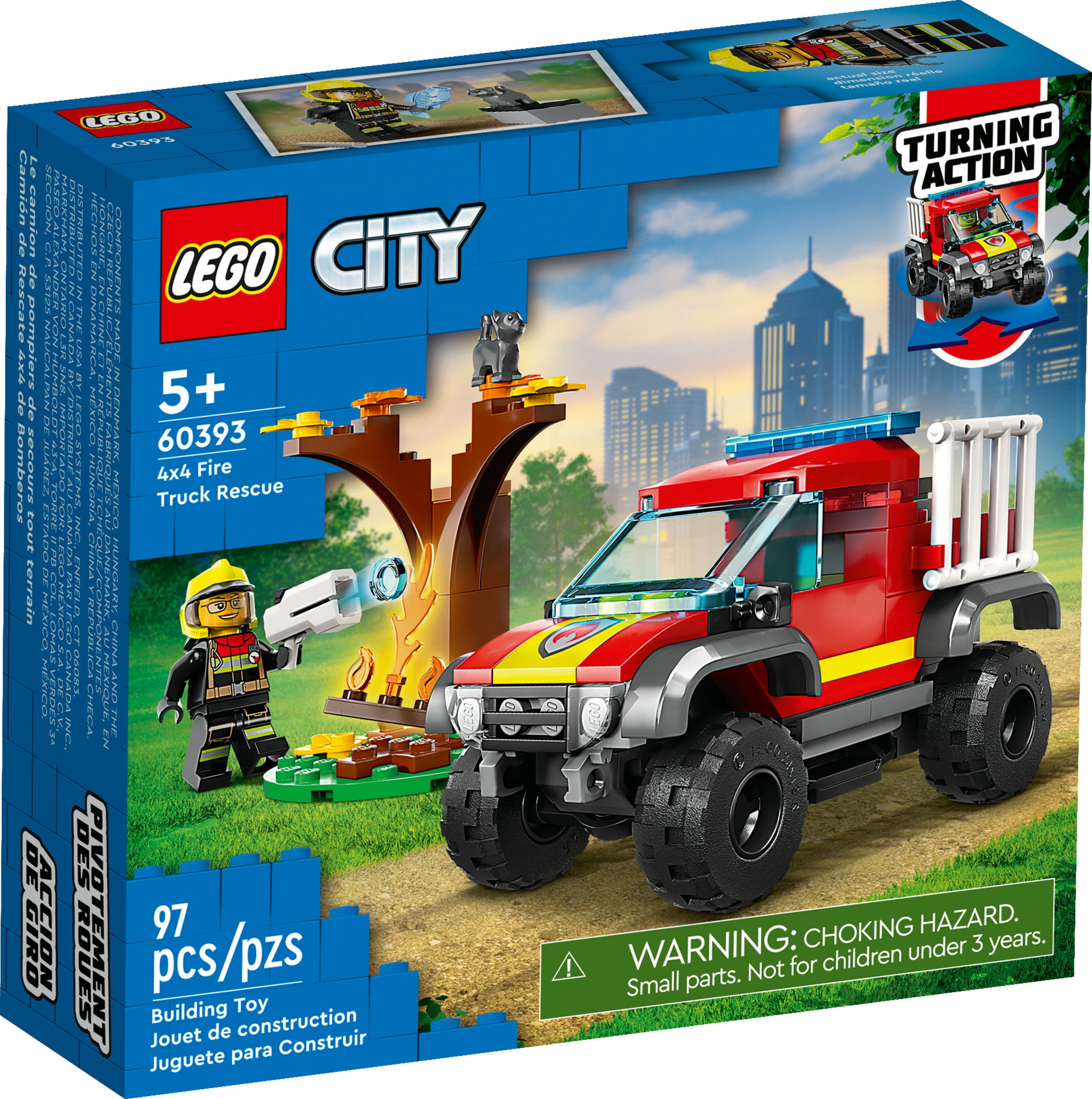 City 4x4 Fire Truck Rescue - A2Z Science & Learning Toy Store