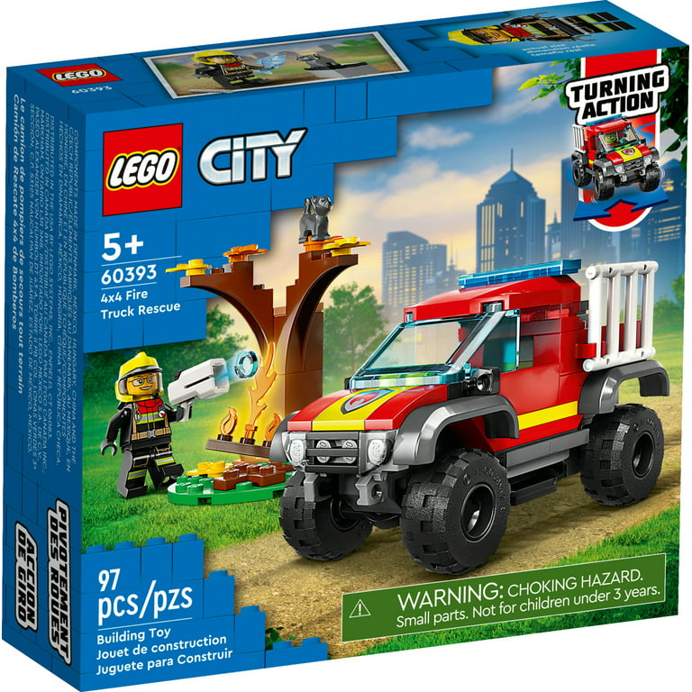 Acheter Lego City Fire Truck Fire Truck Rescue 4x4 60393