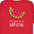 thumbnail image 4 of Inktastic I'm One in a Melon Watermelon Humor Boys or Girls Long Sleeve Toddler T-Shirt, 4 of 5