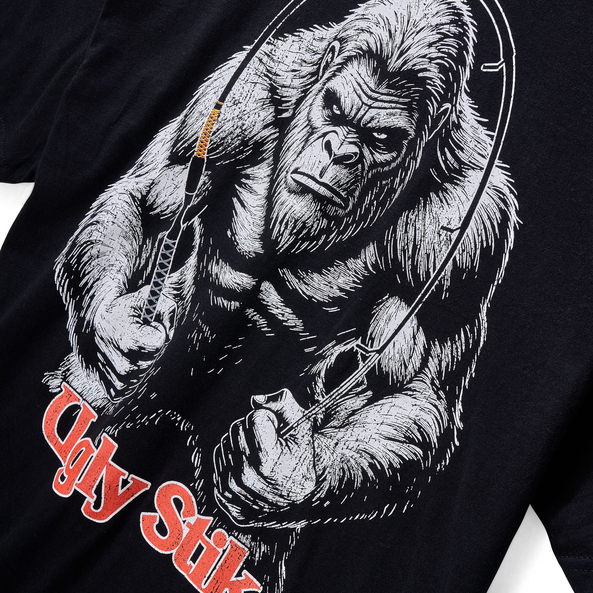 Ugly Stik Sasquatch T-Shirt, Size XXL (Black)