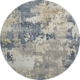 thumbnail image 2 of Addison Rugs Mayfield Premium Machine Washable Transitional Abstract Blue Round Rug, 8' x 8', 2 of 6