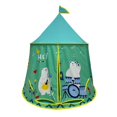 thumbnail image 3 of Jugar para niños Tent Prince Castle Centable Playroom portátil Playhouse Indian Regalo de cumpleaños para la guardería Fiesta de cumpleaños de verde, 3 of 8