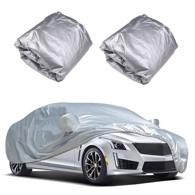 Pare-Soleil Résistant à la Chaleur et aux Rayures pour Voiture Intérieure, Protection Solaire Uv, Ensemble de Berline Résistant aux Rayures Extérieur Intérieur, Housse de Voiture Imperméable TTG Huiop Buzhi