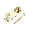 thumbnail image 3 of Ganchos para cuadros Uxcell 20lbs kit de ganchos para marcos de fotos con clavos 25Pack, 3 of 5