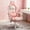 Pink,White#91, variant on Office Chairs High Back Reclining Office Chair,Massage Office Chair with 6 Vibrating Points with Footrest and Remote,Mesh Office Chairs