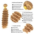 thumbnail image 3 of Paquetes de cabello humano #27, rubio y ondulado, necvdCVS, 70-75 cm, 2 x 100 g, 3 of 9