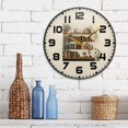 thumbnail image 3 of Yayeee Wall Clock for Living Room 11.9 inch Battery Operated Round with Holder, Shelf Plants, 3 of 7