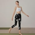 thumbnail image 5 of Wowcloth Women's Fashion Casual Printed Stretch Slim Capris Yoga Pants with Pockets, 5 of 8