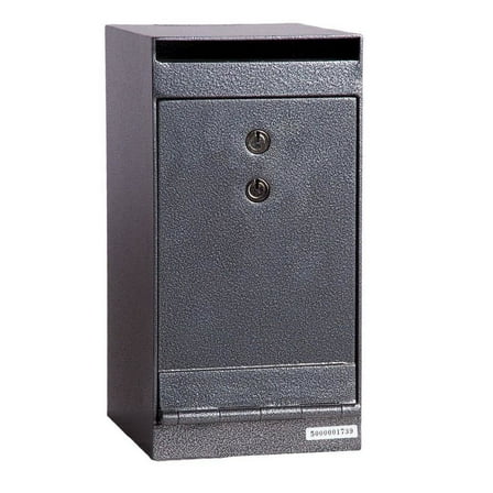 Hollon Safe Drop Slot Safe Gray