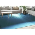 thumbnail image 4 of Sun Rays Underwater Rugs, Blue Rugs, Coastal Rug, View Rug, Pattern Rug, Dining Room Rug, Custom Rug, Bathroom Rug, Wall Hanging Rug, 3.3'x6.5' - 100x200 cm, 4 of 5