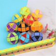 thumbnail image 1 of 24 Blocks Fidget Snake Cube, Mini Snake Ruler Twist Puzzle Toys For Kids Party Favors Supplies, Fidget Sensory Toys Gift, 1 of 4
