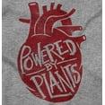 thumbnail image 2 of Powered By Plants Healthy Vegetarian Unisex Plus Fleece Graphic Sweatshirt Brisco Brands 5X, 2 of 5