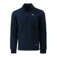thumbnail image 2 of Men's Cutter & Buck Navy Denver Broncos Big & Tall  Roam Eco Recycled Full-Zip Jacket, 2 of 3