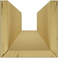 thumbnail image 6 of Ekena Millwork 8"W x 8"H x 12'L 3-Sided (U-beam) Sandblasted Endurathane Faux Wood Ceiling Beam, Burnished Honey Dew, 6 of 12