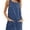 Dark Blue, variant on Women's Corduroy Overall Dress Round Neck A Line Skirtall Jumper Mini Dress Pinafore with Pockets