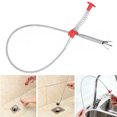 thumbnail image 2 of Trayknick Bendable Sink Cleaning Hook Sewer Dredging Tool Kitchen Spring Pipe Hair Remover, 2 of 13