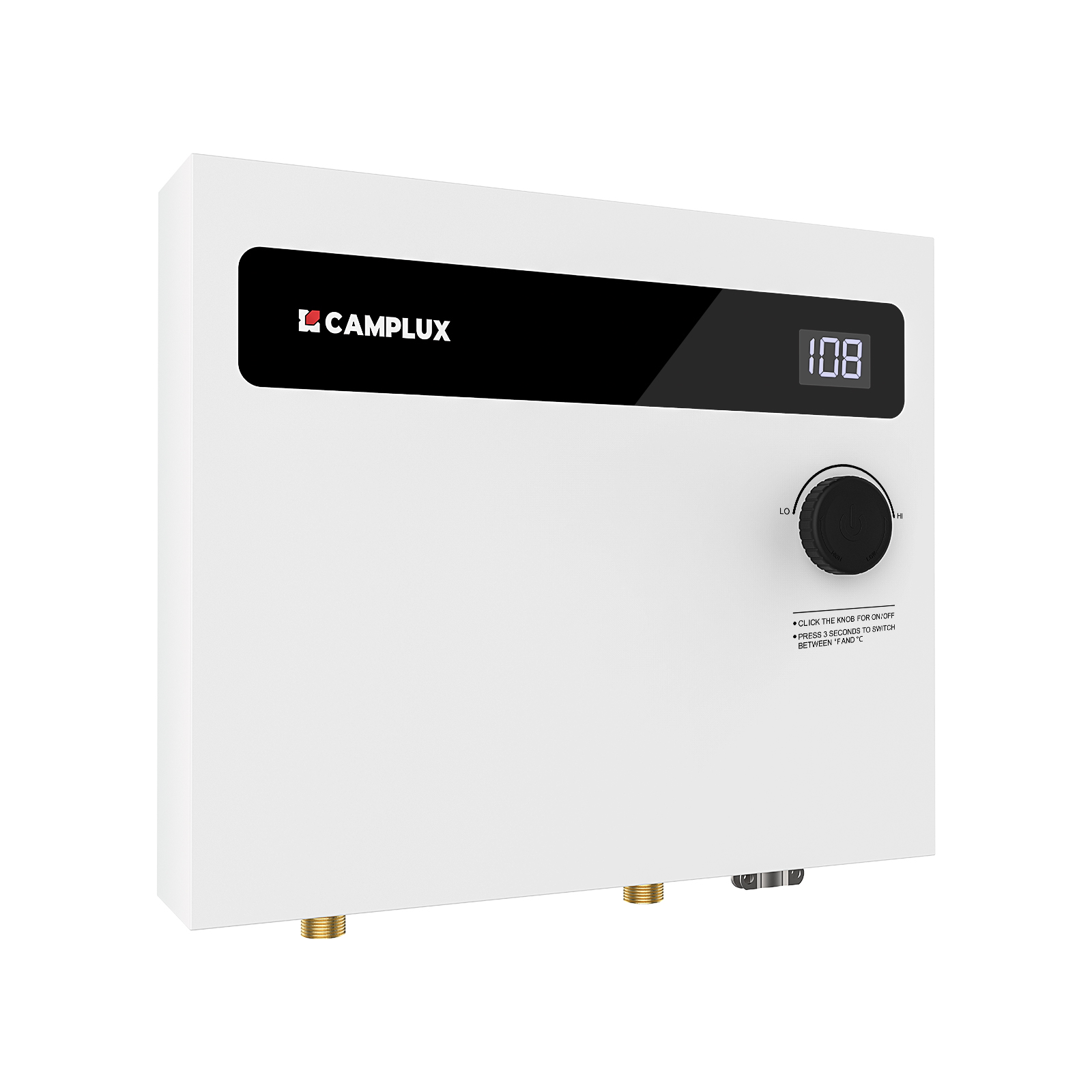 Camplux 14 kW 240V Tankless Electric Water Heater, ETL Certified, Durable and Efficient