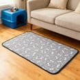 thumbnail image 4 of Hometravel Washable Pet Pee Pad, Reusable Absorbent Waterproof Training Mat, Grey Bone Pattern Pad for Dog, Cat, Small Animal Care and Housebreaking, 4 of 5