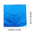 thumbnail image 2 of Miangastore 600Pcs Chocolate Aluminum Foil Wrappers Candy Wrapping Papers Packaging Papers, 2 of 8
