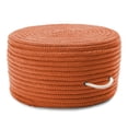 thumbnail image 2 of Simply Home Solid Pouf Orange 20"x20"x11", 2 of 3