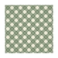 thumbnail image 6 of Wukai Daisy Plaid Green Waterproof Tablecloth for Kitchen Dining, Fits Square Tables for 2-4 Seats -54"x54", 6 of 7