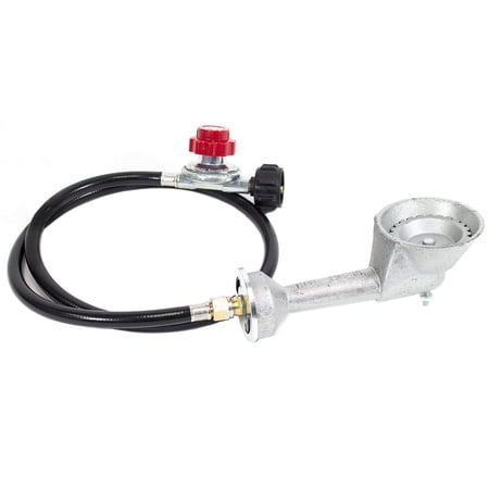 UPC: 0859176001119 | GasOne 50200+2109 Gas ONE High Pressure Cast-Iron Round Burner Head with Brass Fitting Orifice
