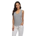 thumbnail image 3 of Alove Women's V Neck Tank Tops Loose Fit Stretch Undershirt, 3 of 6