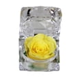thumbnail image 2 of Caja de anillo flores preservadas Macarena organizador exhibición regalo romántico transparente amarillo, 2 of 8