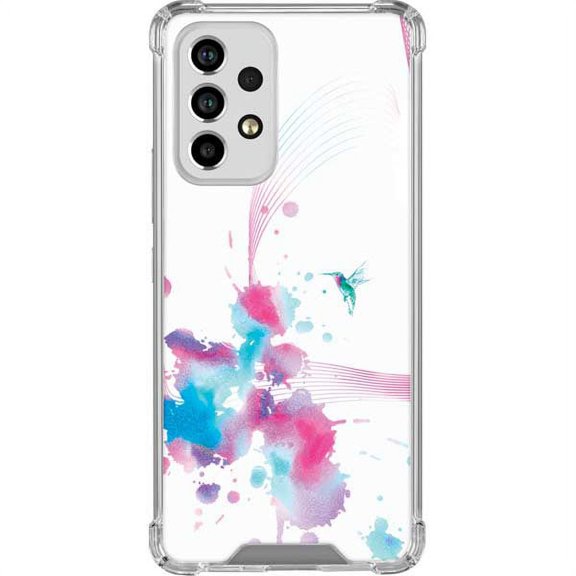 Skinit Abstract Art Violet Harmony (Hummingbird) Galaxy A33 5G Clear Case