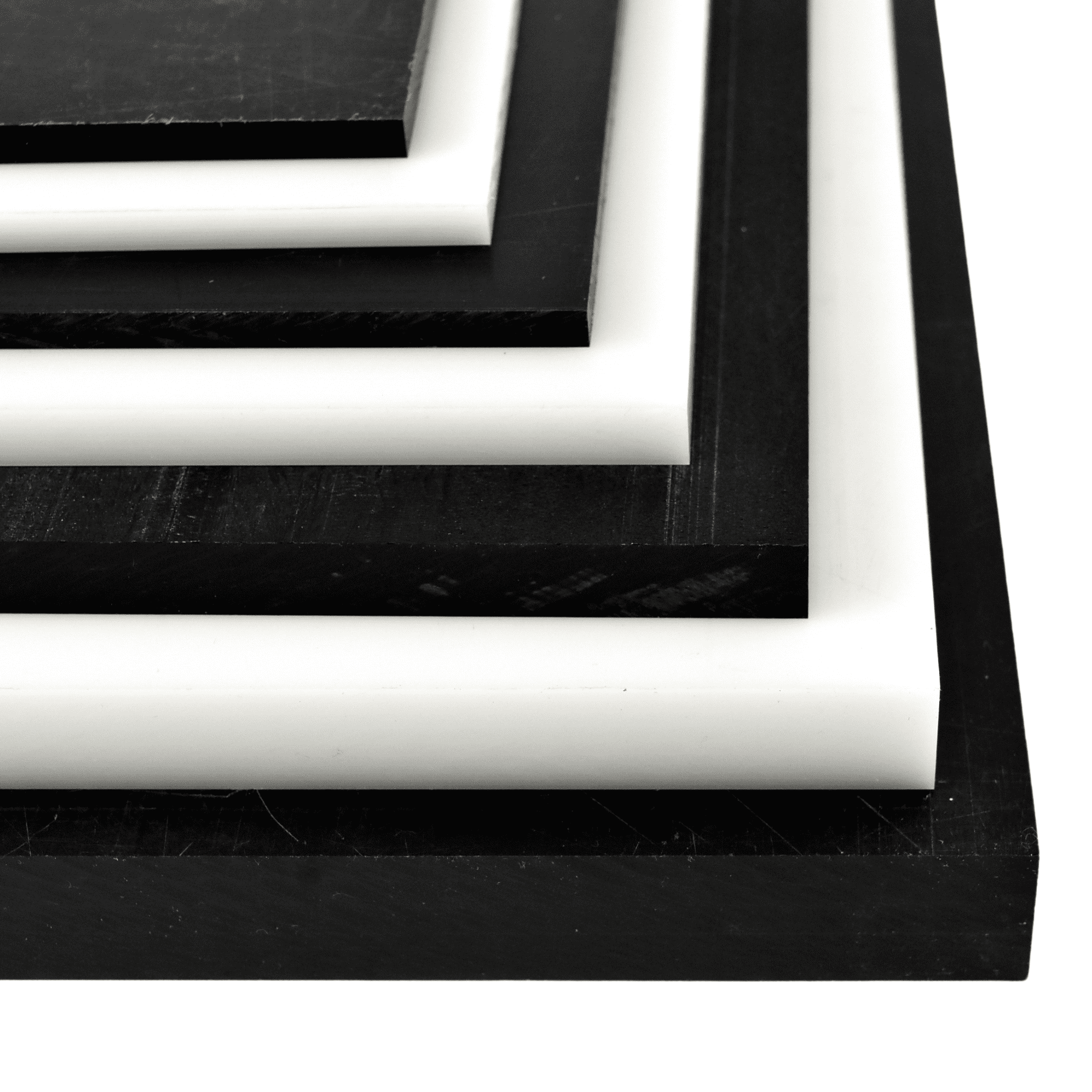 Black Acetal Plastic Bar 3/8 Thick x 1/2 Wide x 48 Long 