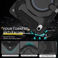 thumbnail image 2 of FJLBDE Case for Lenovo Tab P11/Tab P11 Plus 11 inch with 360 Kickstand, Shoulder Strap Carrying Protective Cover, Black, 2 of 6