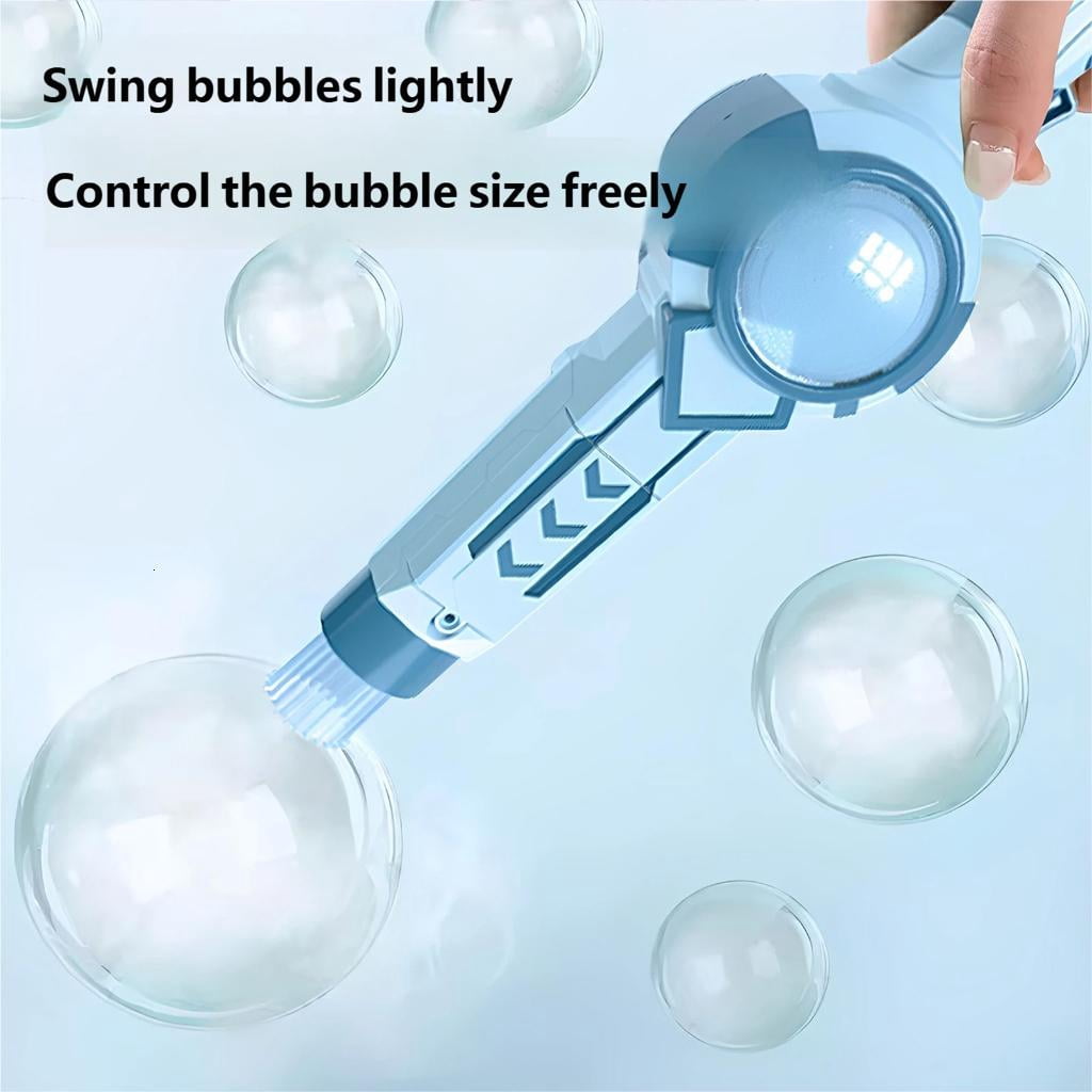 Fog Bubble Machine Rechargeable Automatic Electric Bubble Wand Producing Accessory Set for