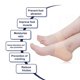 thumbnail image 3 of SOUTH MOON SO062210311 1 Pair Silicone Heel Protector Pad Moisturizing Anti Crack Foot Care Sleeve, 3 of 5