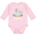 thumbnail image 3 of Inktastic I'll Never Forget That My Papa Loves Me with Cute Elephants Boys or Girls Long Sleeve Baby Bodysuit, 3 of 5