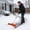 Orange, variant on Large Snow Shovel for Driveway, Winter Snow Removal Tool with Ergonomic Handle, Heavy Duty Plastic Snow Pusher for Sidewalks Patios Yard Clean Up