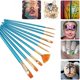 thumbnail image 4 of Pinceles Para Pintar Con Paletas Bandejas Niños Diy Pelo De Nailon Acuarela Pincel Pluma Herramienta De Dibujo Ligera Artista Escuela Hogar sonducket EL017852-03, 4 of 5