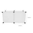 thumbnail image 2 of EXHUMKY 1 Set of Rabbits Cage Small Animals House Cage Resin Exercise Space, 2 of 7