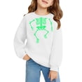 thumbnail image 5 of Mercatoo Toddler Boys Girls Halloween Crewneck Long Sleeve Graphic Printed Sweatshirt Loose Warm Pullover Shirt, 5 of 6