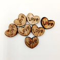 thumbnail image 5 of 100 Piezas de Forma Inacabado Amor Decoración Hogar para Manchar Pegado Grabado Perfecl Piezas de madera, 5 of 5