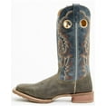 thumbnail image 3 of Laredo Men's Peete Summit Grey Leather Square Toe Western Boots 7730, 3 of 7