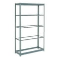 thumbnail image 3 of Global Industrial Heavy Duty Shelving 48"W x 12"D x 72"H With 5 Shelves, No Deck, Gray, 3 of 3