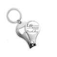 thumbnail image 1 of Momentos de la vida aliento quote Cortador de clavos Anillo Llavero Abrebotellas Clipper, 1 of 3