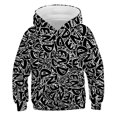 thumbnail image 1 of Sudadera con capucha de calavera de terror para niños, suéter de algodón con capucha de calabaza, ropa de moda para niños, 2022, 1 of 4