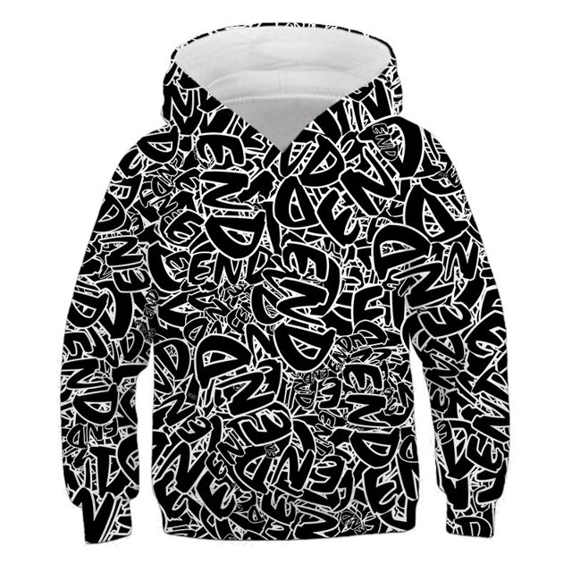 Sudadera con capucha de calavera de terror para niños, suéter de algodón con capucha de calabaza, ropa de moda para niños, 2022