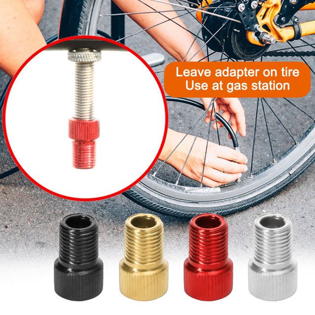 Tire Inflator Adapter, Universal Pump Connector, Quick Release Valve, Durable Metal Construction, for Car Truck Bike, Easy Tire Inflation Tool, Automotive Accessories,YISHFHP,Black