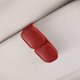 thumbnail image 5 of Kenally Clip de cuero para gafas de sol para automoción, organizador de Color sólido frontal, Clips de soporte interno de moda, accesorios Kits de molduras para tableros de automóviles Rojo Kenally VI016553-04, 5 of 6